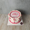 Happy Birthday Kremalı Pasta