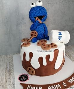Kurabiye-Canavari-Tasarim-Pasta-Pucake