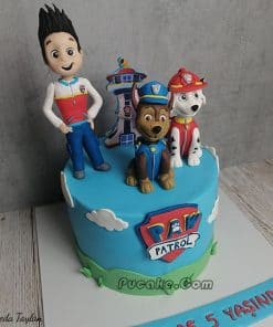 Pucake Paw Patrol Çizgi Film Pasta