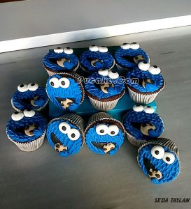 Kurabiye Canavarı Cupcake