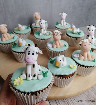 inek figür cupcake