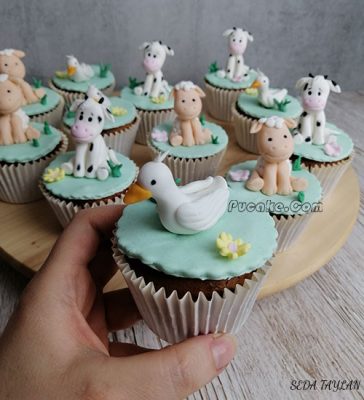 Ördek Figürlü Cupcake Ankara
